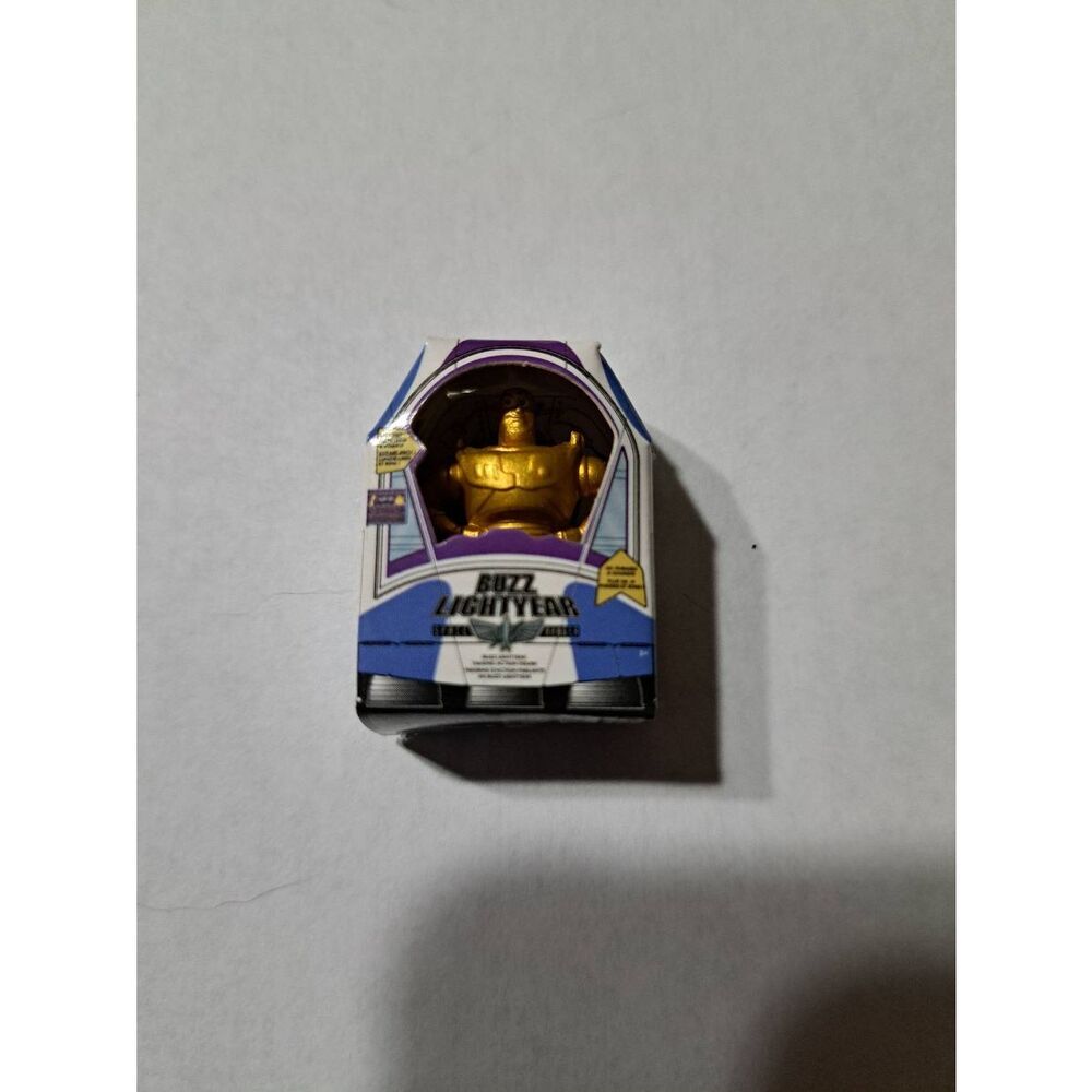 RARE Zuru Mini Brand Miniature Goldtone Buzz Lightyear Toy Story Collectible Toy